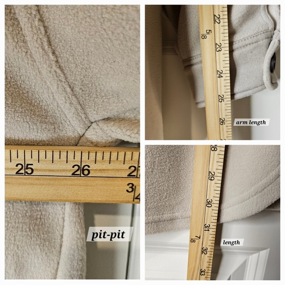 Zenana Beige Two Tone L/S Collared Button Front Elbow Patch Shacket Size XL - Picture 7 of 13